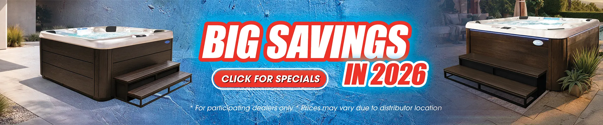 Calspas hot tub being used in a family setting - Desert Springs